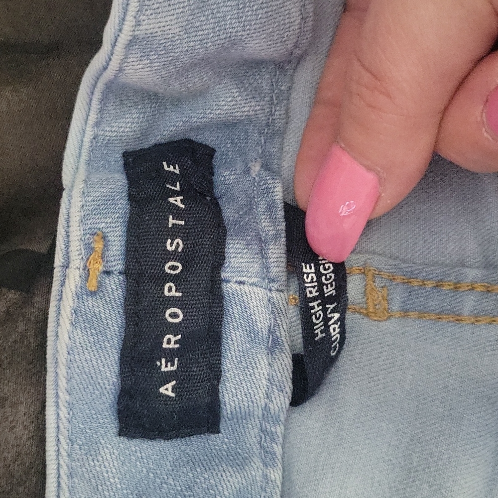 Aeropostale Sz 8 High Rise Curvy Jegging - Picture 4 of 5